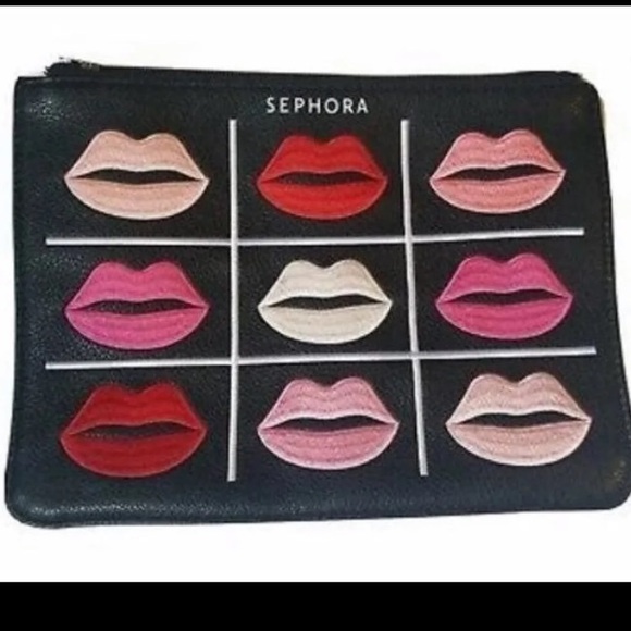 Sephora Lip Bag and Lip Bundle of 3. New - Picture 1 of 5